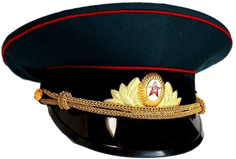 Sovietussr Army Military Parade Hatcap Original Armor Officer Soviet