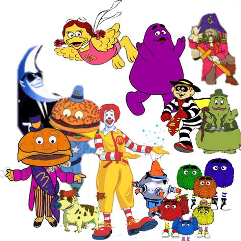 Cartoon McDonald's characters by FastFoodGames on DeviantArt