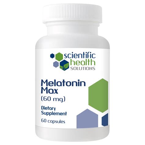 Melatonin 60 Scientific Health Solutions