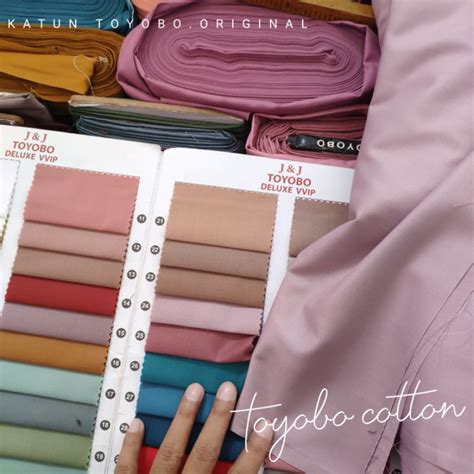 Jual Terlaris Kain Katun Toyobo Import Kain Toyobo Original Japan