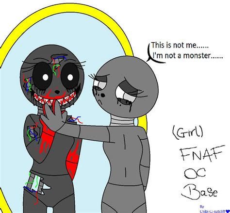 Girl Fnaf Oc Base By Chibi Cj Sutcliff On Deviantart
