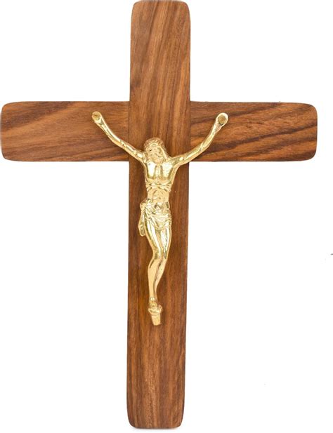 Amazon Hashcart Catholic Crucifix Wall Cross With Brass Jesus