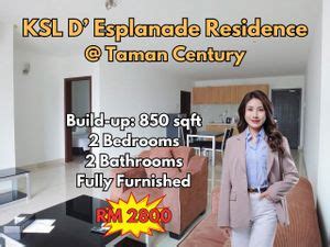 KSL D’ Esplanade Residence Fully Furnished Condominium For Rent for ...