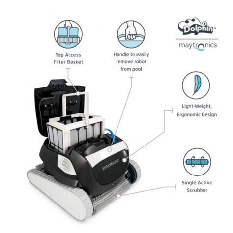 Maytronics Wifi Dolphin Explorer E30 Electric Pool Cleaner Pool