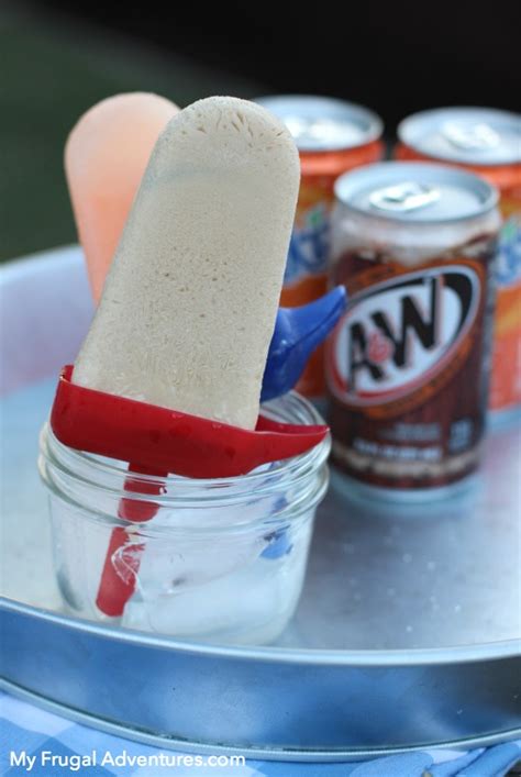 Root Beer Float Pops Recipe - My Frugal Adventures