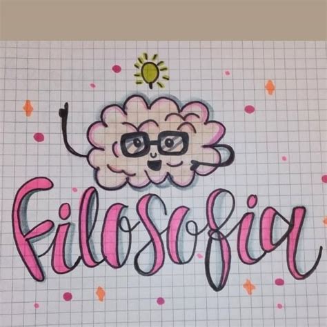 Marcado de cuaderno de filosofía con la palabra filosofía escrita en