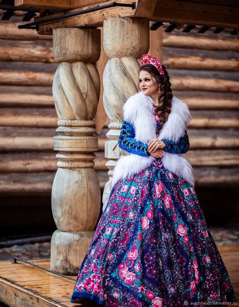 "Сказочное" Платье из шалей в Славянском стиле – заказать на Ярмарке ...