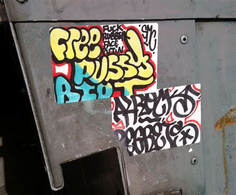 London Photo Of The Day Free Pussy Riot Graffiti Flickfilosopher