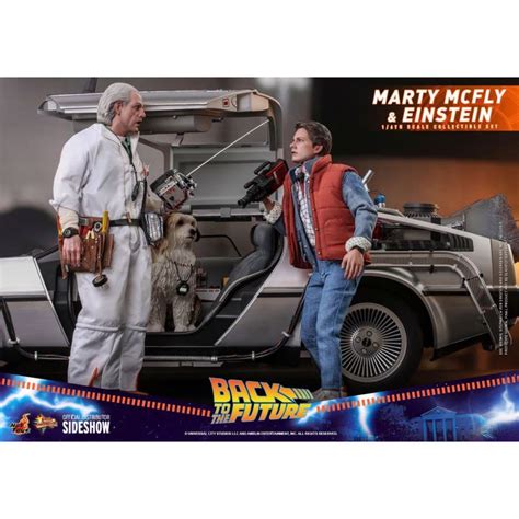 Marty McFly And Einstein Scale Figures Hot Toys NerdUP Collectibles