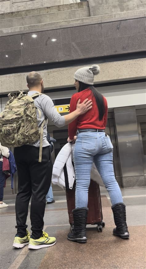 Winter Latina In Tight Jeans Vpl And Close Faceshots With Bald Bf Re Up Tight Jeans Forum