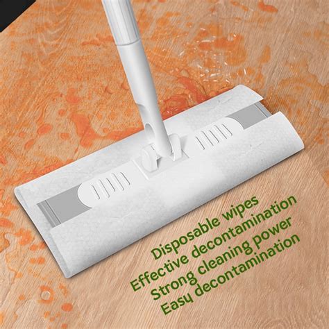 Electrostatic Flat Mop Tisu Pengelap Lantai Mop Tisu Pakai Buang Dust