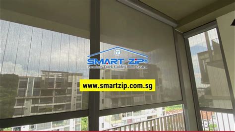 Convert Roller Blinds To Smart Zip® Track Blinds For Outdoor Balcony