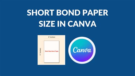 Short Bond Paper Size In Canva Template Fonts