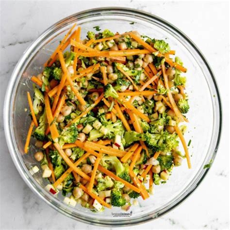 Healthy Broccoli Apple Salad Recipe With Cranberries Lowcalicious