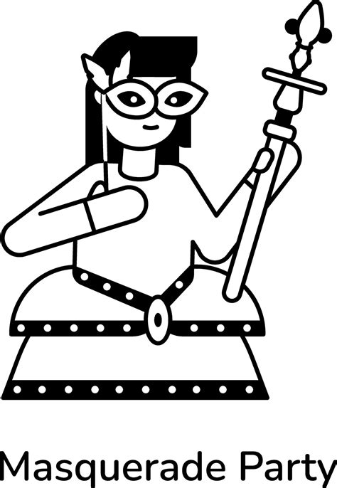Trendy Masquerade Party 41492121 Vector Art at Vecteezy