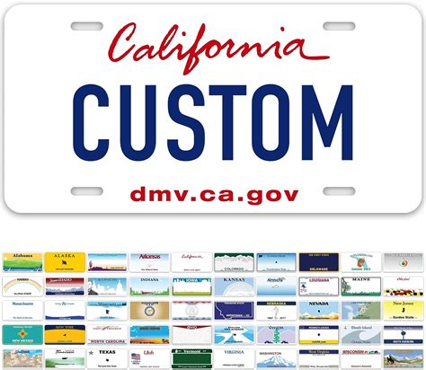 Amazon.com: Custom California License Plate, Personalized License ...