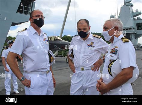 SANTA RITA Guam Agosto 6 2021 HMS Queen Elizabeth Commanding