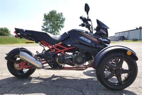 200cc Tryker Trike Scooter Gas Moped Fully Automatic with Reverse - JassCol 200 Trike