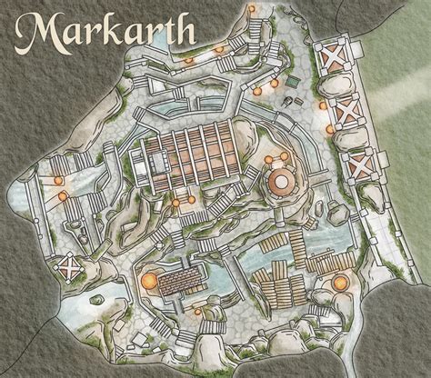 Skyrim - Markarth Map by Mirhayasu on DeviantArt