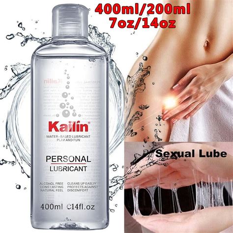 Water Based Sex Lube Personal Lubricant Clean Non Staining Non Greasy Silky Smooth Sex Lube For