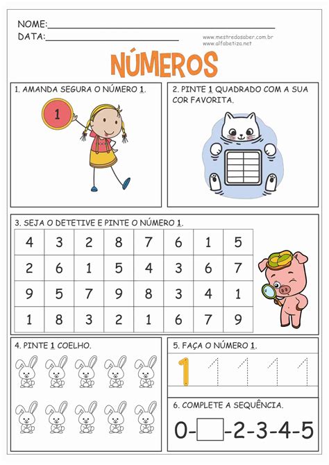 Atividades De Matematica Educação Infantil Numeros E Quantidades