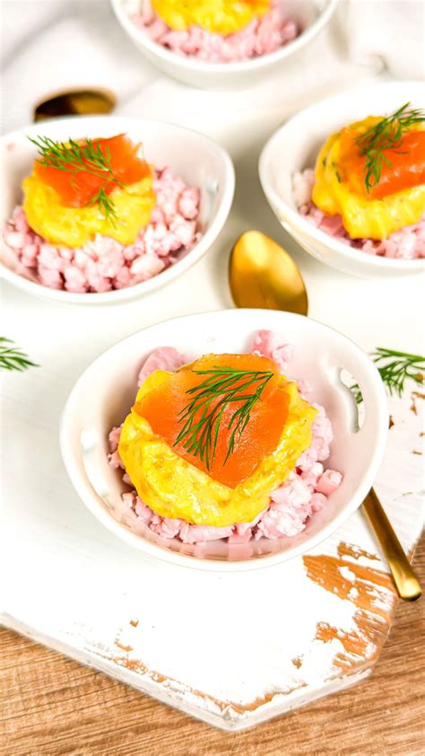 Oeuf mimosa au saumon fumé Recette revisitée