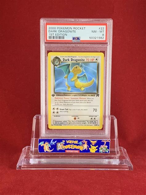 Psa St Edition Team Rocket Dark Dragonite Non Holo