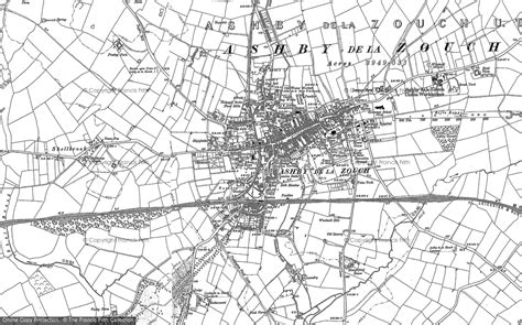 maps  ashby de la zouch leicestershire