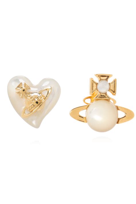 Vivienne Westwood Earrings With Logo Womens Jewelery Vitkac