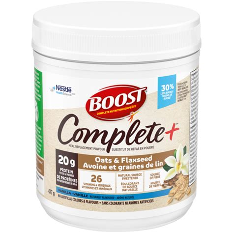 Boost Complete Vanilla Oats And Flaxseed Meal Replacement Powder Reviews 2021