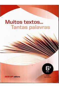 Livro Muitos Textos Tantas Palavras Ano Ensino Fundamental Sesi