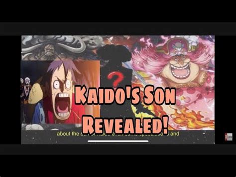 One Piece Theory Kaido Son Revealed YouTube