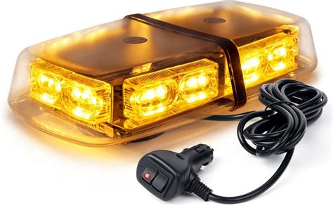 Amazon Xprite Amber Yellow Led Rooftop Emergency Strobe Lights