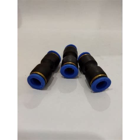 Jual Fitting Selang Pneumatic Sac 10mm To 10mmconnector Selang Pu