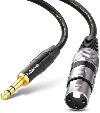 Amazon Tisino Female Xlr To Mm Ts Mono Jack Unbalanced