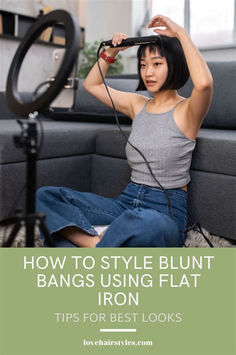 how to fix blunt bangs