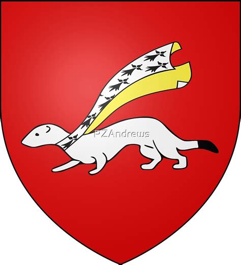 Coat Of Arms Of Vannes France By Pzandrews Redbubble