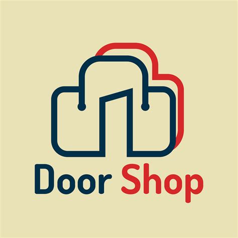 shop logo design   vector art  vecteezy