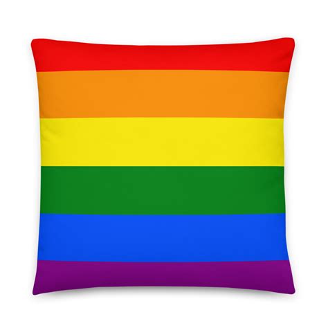 Pillow LGBT Gay Pride Flag Flag On You