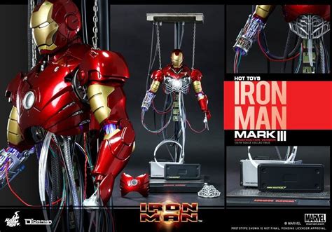 Hot Toys DS003 IRON MAN MARK 3 CONSTRUCTION VERSION Reissue 興趣及遊戲 玩具 遊戲類 Carousell