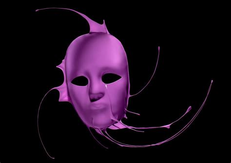 Purple Mask Creative Liquid Phototgraphy On Behance