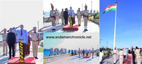 Lt Governor Hoists National Flag At Flag Point Commemorating The Th