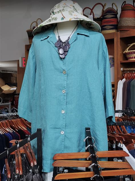 Bryn Walker Gordon Shirt Light Linen Ecotopia Naturals