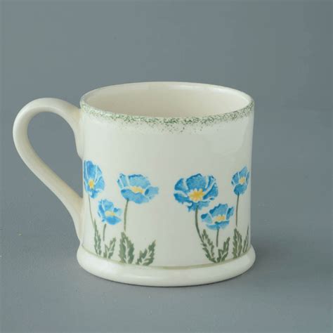 Mug Large Poppy Tibetan Brixton Pottery