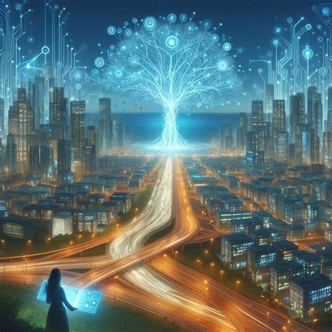 premium photo futuristic technology concept featuring cuttingedge
