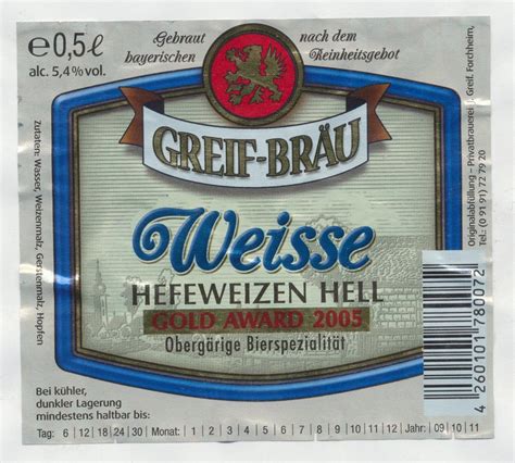 Greif- Bräu Weisse | BLOG-B.INFO