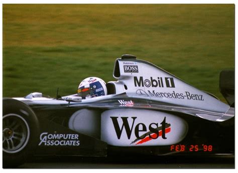 David Coulthard Mclaren Mercedes Mp413 F1 British Gp Test Silverstone