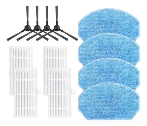 Para Midea Vcr04w Side Hepa Filter Mop Cloths Rag Robot Vacu ...