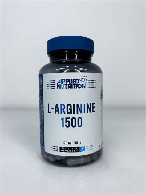 APPLIED NUTRITION L ARGININE 1500 120 CAPSULES