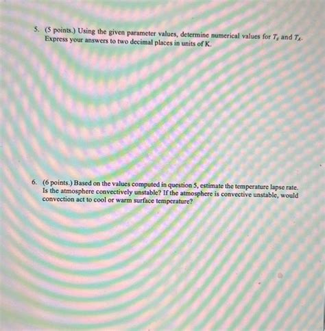 Solved Part II: Climate Change in a Simple Two-layer Model | Chegg.com